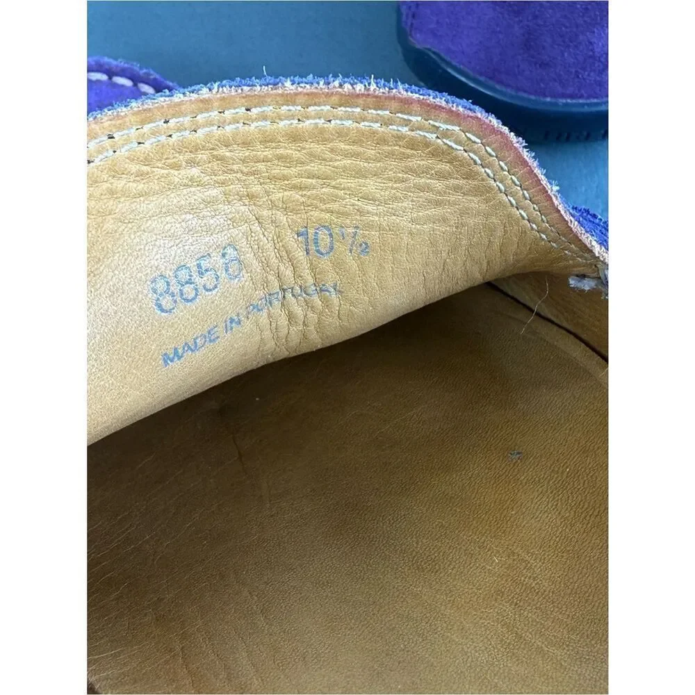 AUSTIN HELLER CUSTOM PURPLE DRIVERs loafer shoes men’s size 10.5
